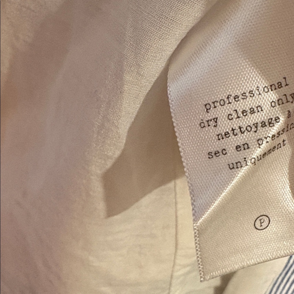 rag & bone Woman’s Pinstripe Blazer - Gray and White - Picture 9 of 11